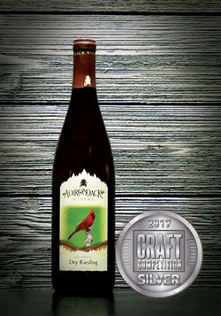Adirondack Winery Dry Riesling 2017 Silver Craft Competition
